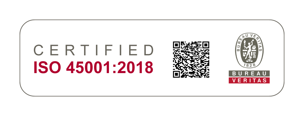 Badge for ISO 45001 certification